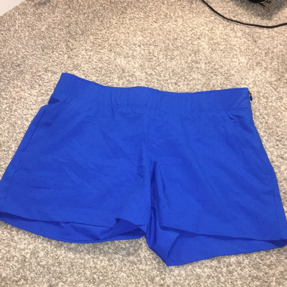Under armour blue golf shorts